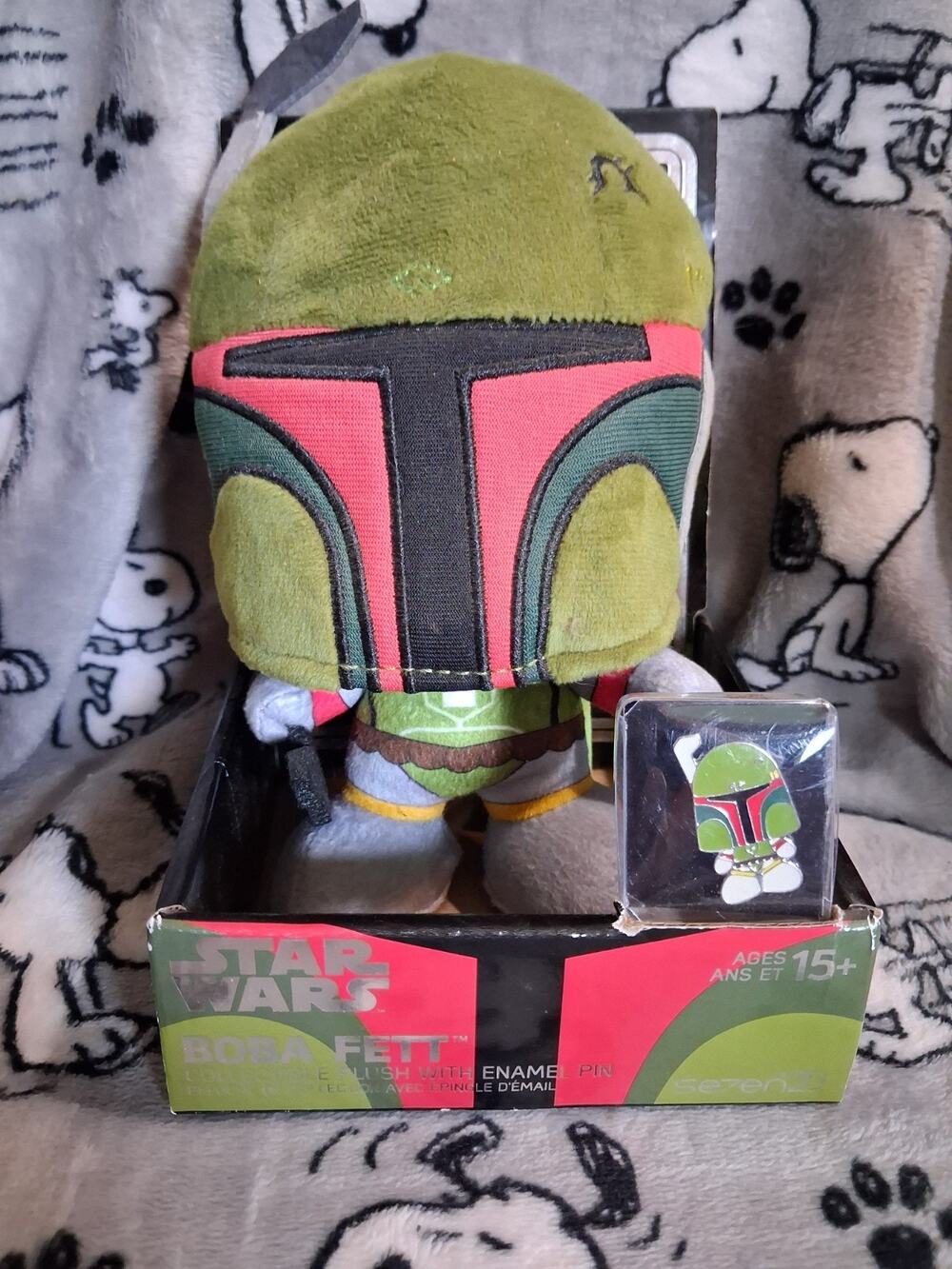 Se7en20 Star Wars Boba Fett plush with pin